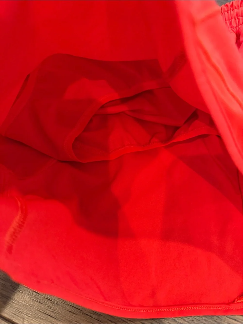 Lululemon Hotty Hot High Rise Lined Shorts 4” Lit Orange Size 4 - P22